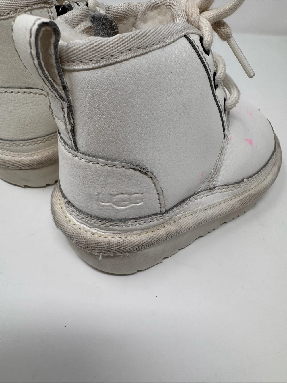 Baby Ugg boots, size 6, leather, shearling, warm, winter, classic, sneaker